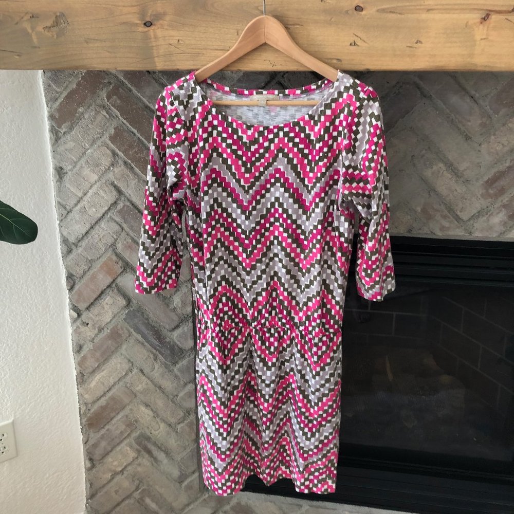 Banana Republic Geoprint Pullover Dress